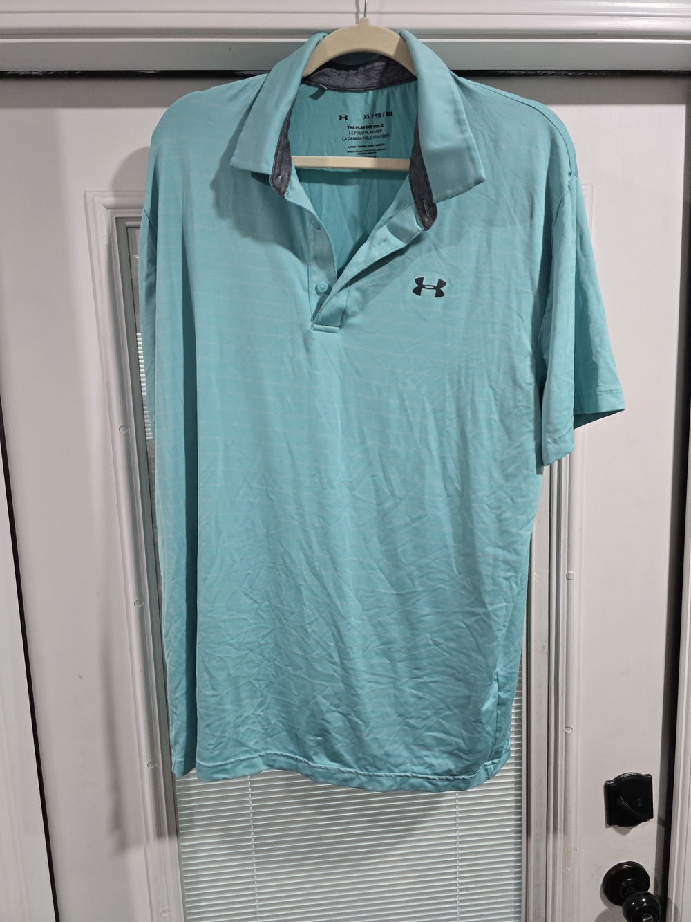 Under Armour Men's Light Aqua Performance Polo